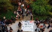 Los estudiantes de la Universidad de Barcelona mantenían el acampe antisionista y en solidaridad con Palestina desde el 6 de mayo pasado.
