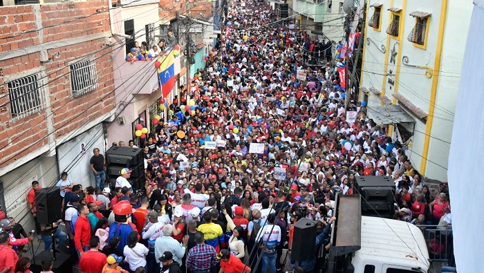 El mandatario Nicolás Maduro calificó la movilización de sorprendente en su cuenta de la red social X.