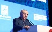El jefe de Estado turco acusó a los EE.UU. y los países occidentales de complicidad con los crímenes de guerra israelíes en Gaza.