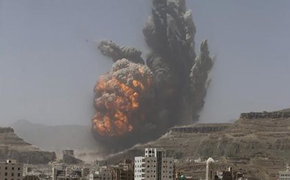 La capital del país árabe, Sanaa y la ciudad de Taiz también fueron víctimas de los ataques aéreos de Londres y Washington.