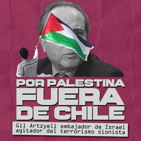 Palestina embajador Israel Chile
