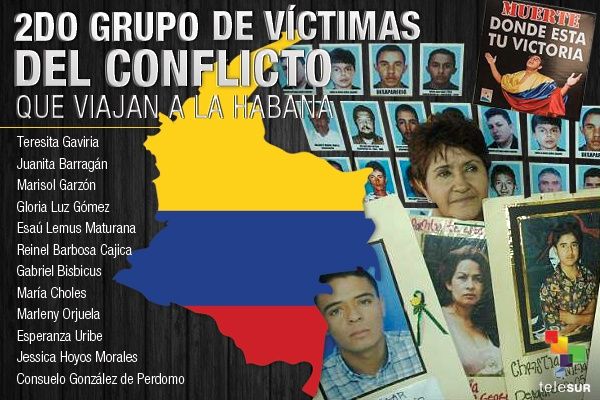 Escucharán en Cuba testimonios de víctimas del conflicto colombiano (Foto: teleSUR)